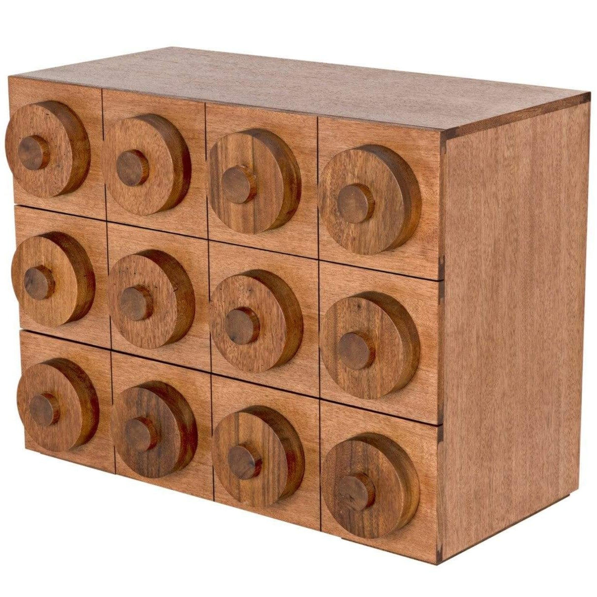 Noir Lego Sideboard with 3 Drawers Buffets & Sideboards noir-GCON380DW