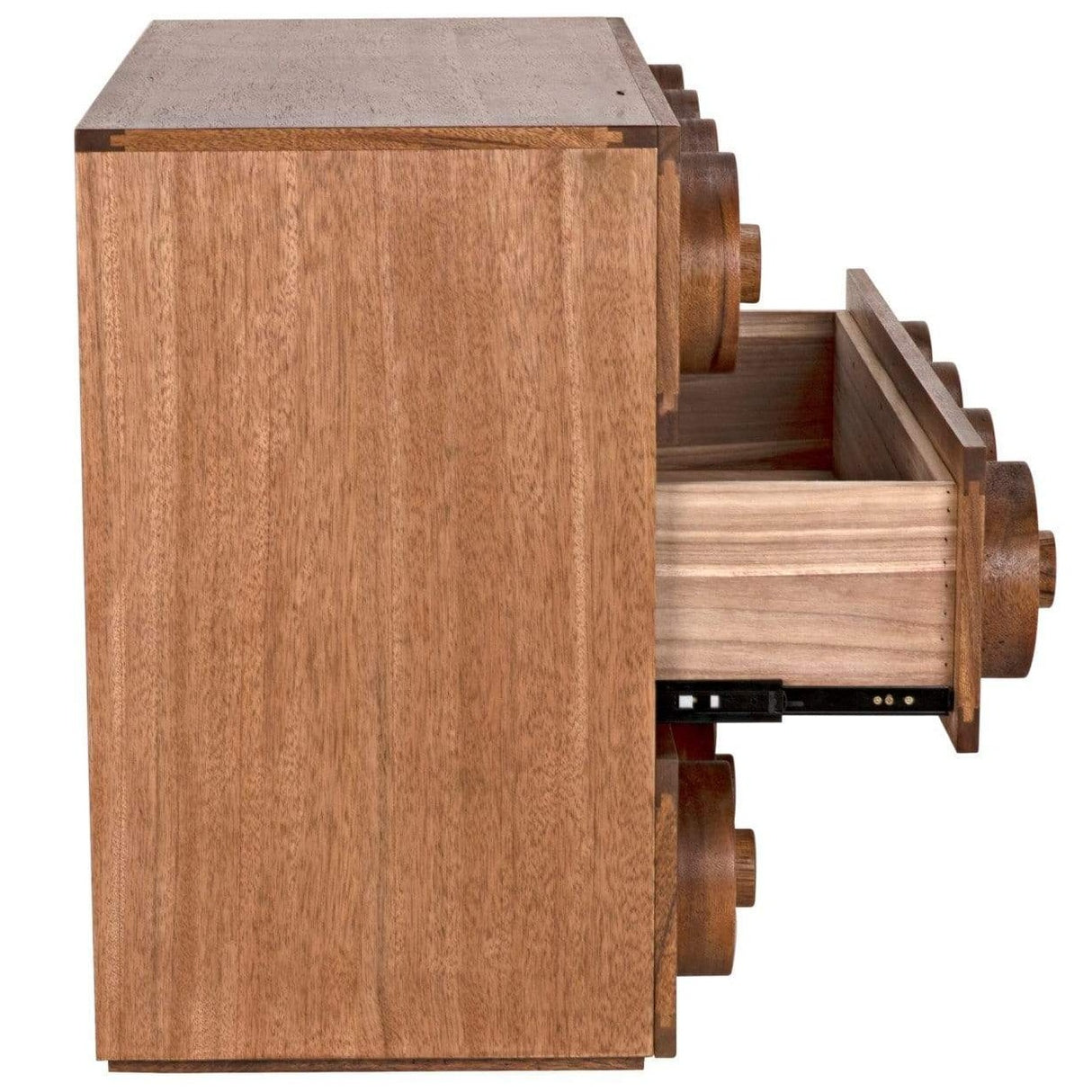 Noir Lego Sideboard with 3 Drawers Buffets & Sideboards noir-GCON380DW