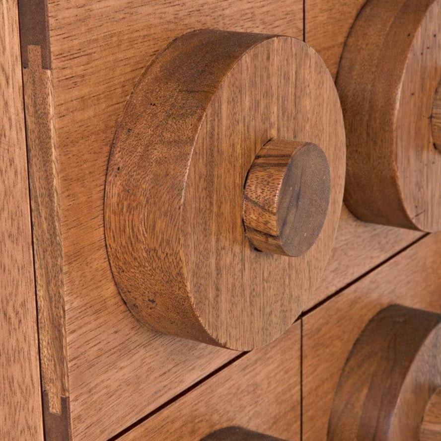 Noir Lego Sideboard with 3 Drawers Buffets & Sideboards noir-GCON380DW