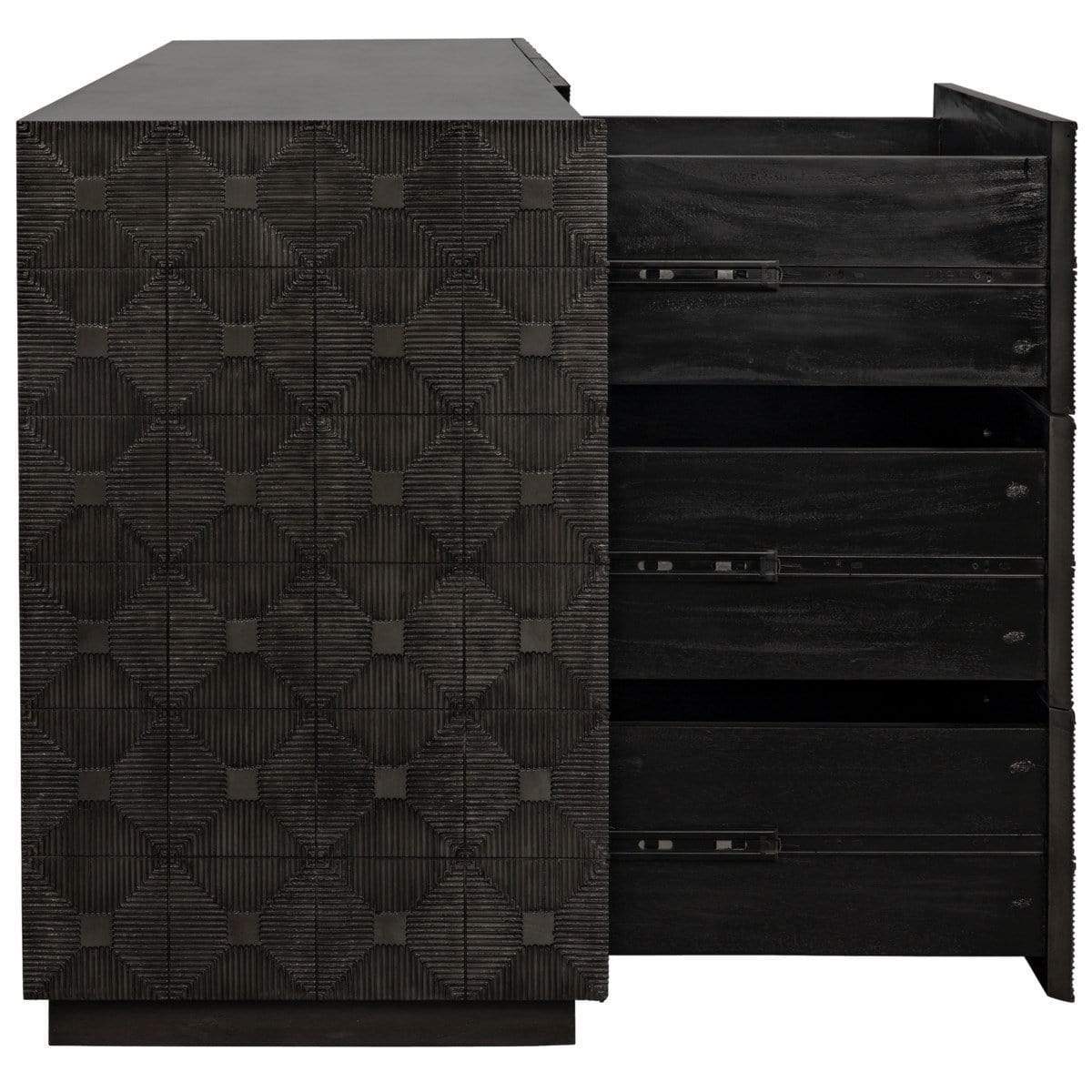 Noir Leon Dresser - Pale Furniture noir-GDRE226P 00842449121294