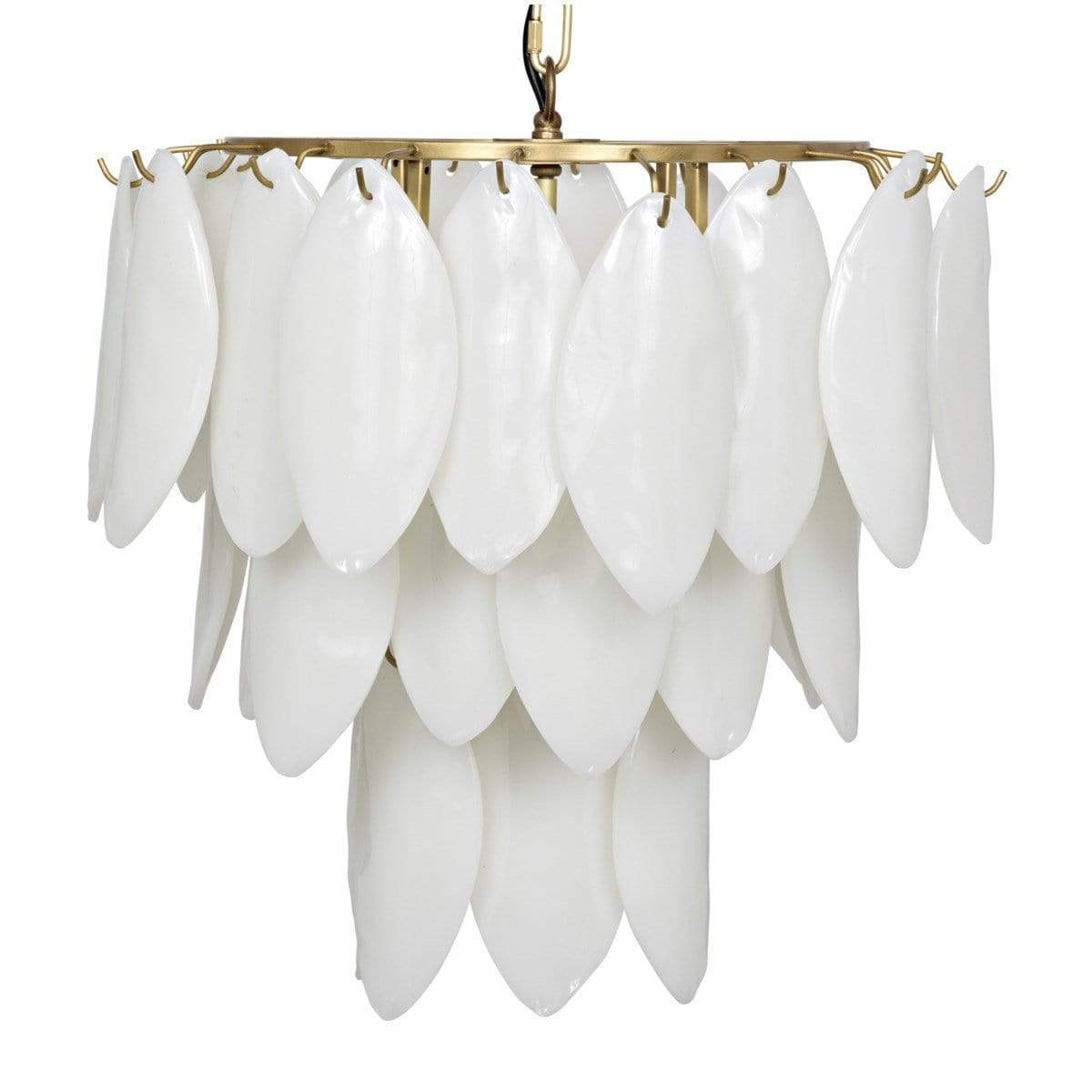 Noir Lotus Chandelier Lighting noir-LAMP650MB 00842449118034