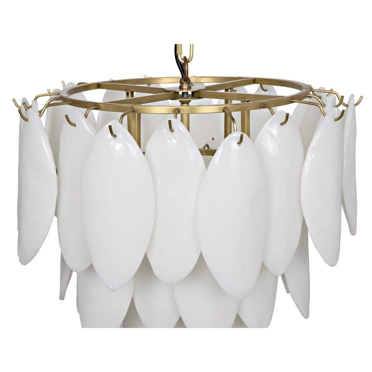 Noir Lotus Chandelier Lighting noir-LAMP650MB 00842449118034