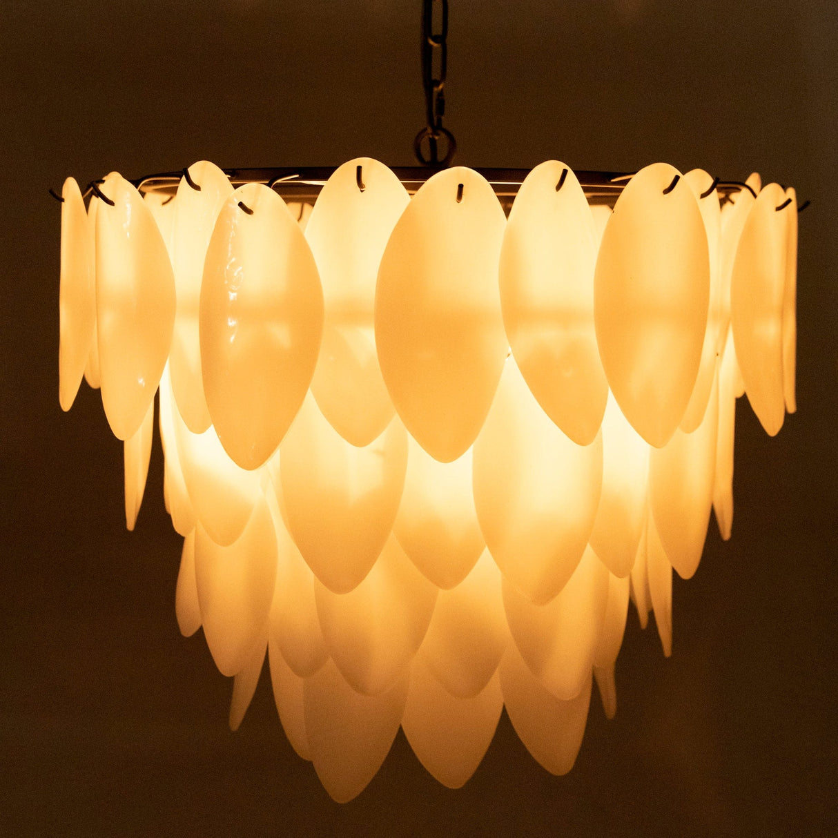 Noir Lotus Chandelier Lighting noir-LAMP650MB 00842449118034