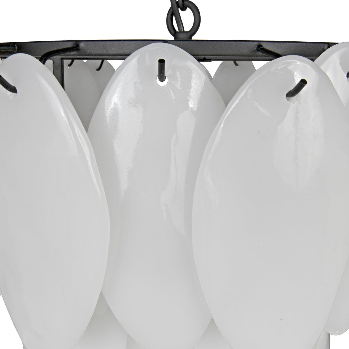Noir Lotus Chandelier Lighting noir-LAMP650MB 00842449118034