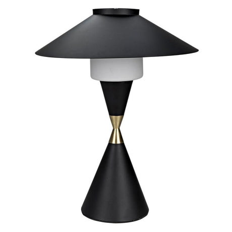 Noir Lucia Table Lamp Lighting noir-LAMP750MTB-MB 842449125711