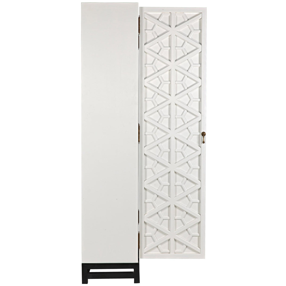 Noir Maharadshcha Hutch - Solid White Furniture noir-GHUT118SW 00842449121324