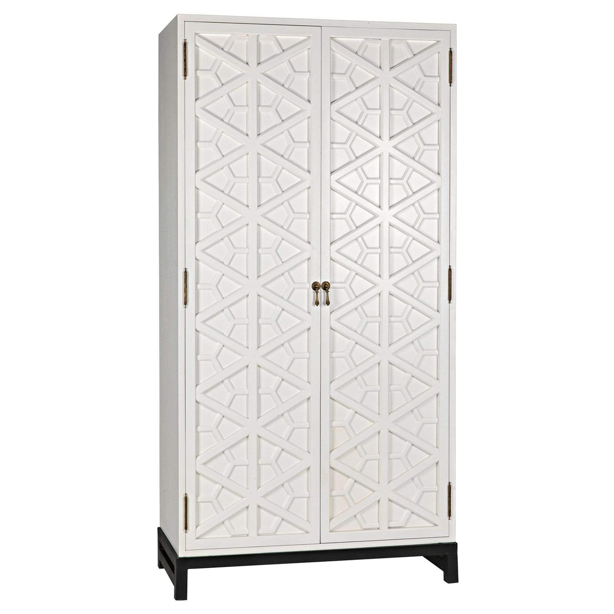 Noir Maharadshcha Hutch - Solid White Furniture noir-GHUT118SW 00842449121324