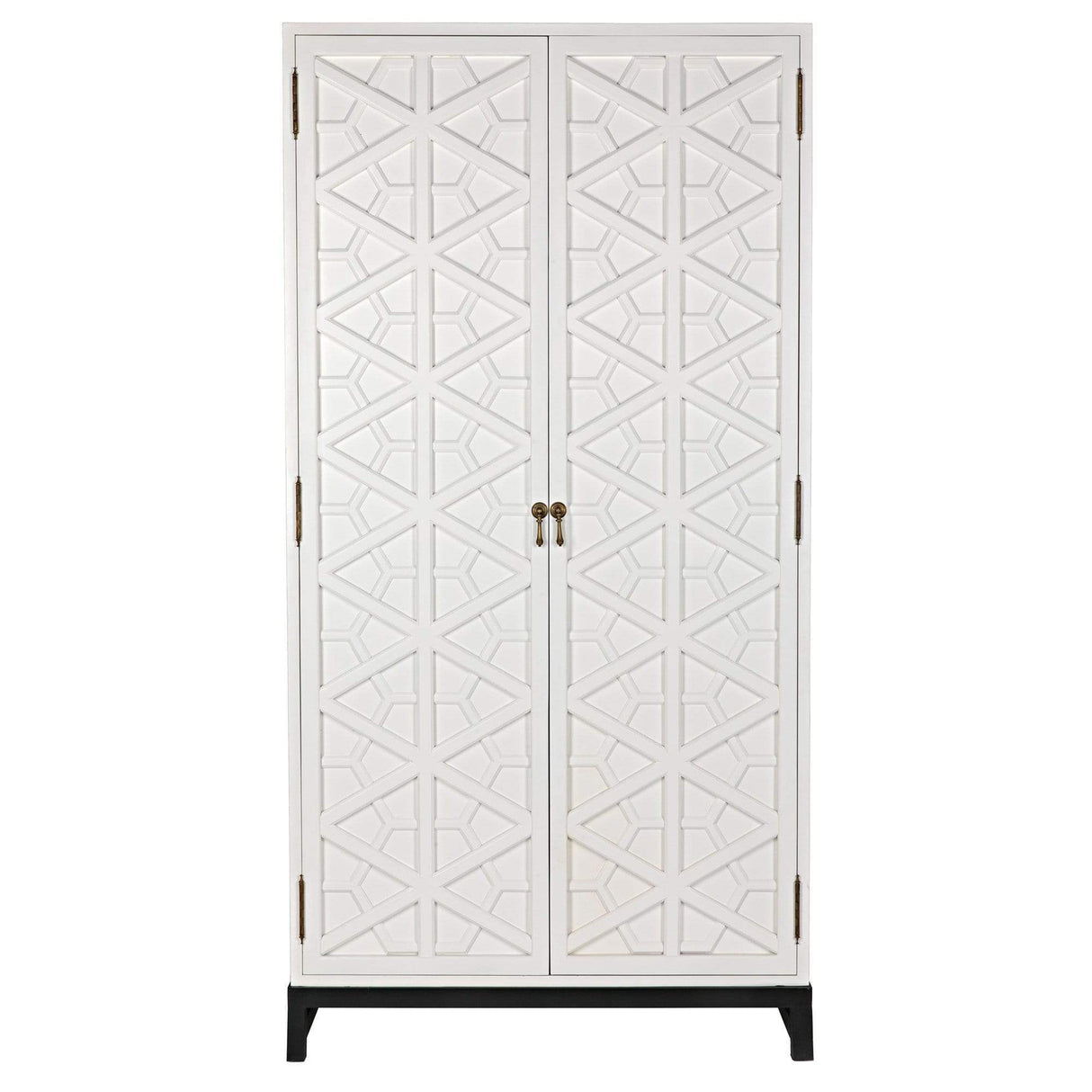 Noir Maharadshcha Hutch - Solid White Furniture noir-GHUT118SW 00842449121324