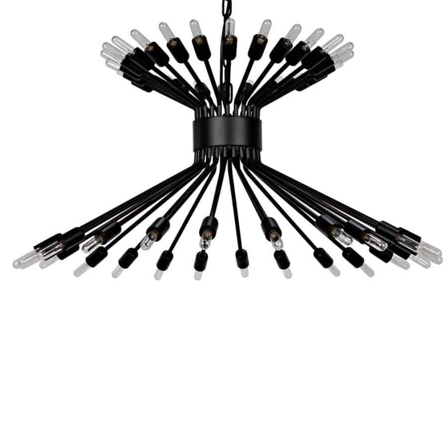 Noir Mancini Chandelier Lighting Noir-LAMP775MTB 00842449129399