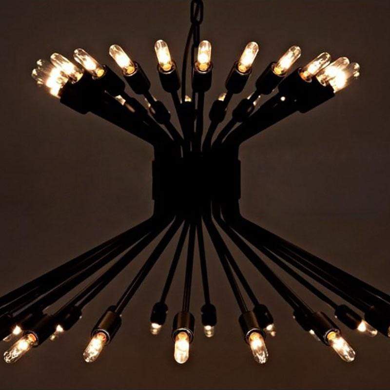 Noir Mancini Chandelier Lighting Noir-LAMP775MTB 00842449129399