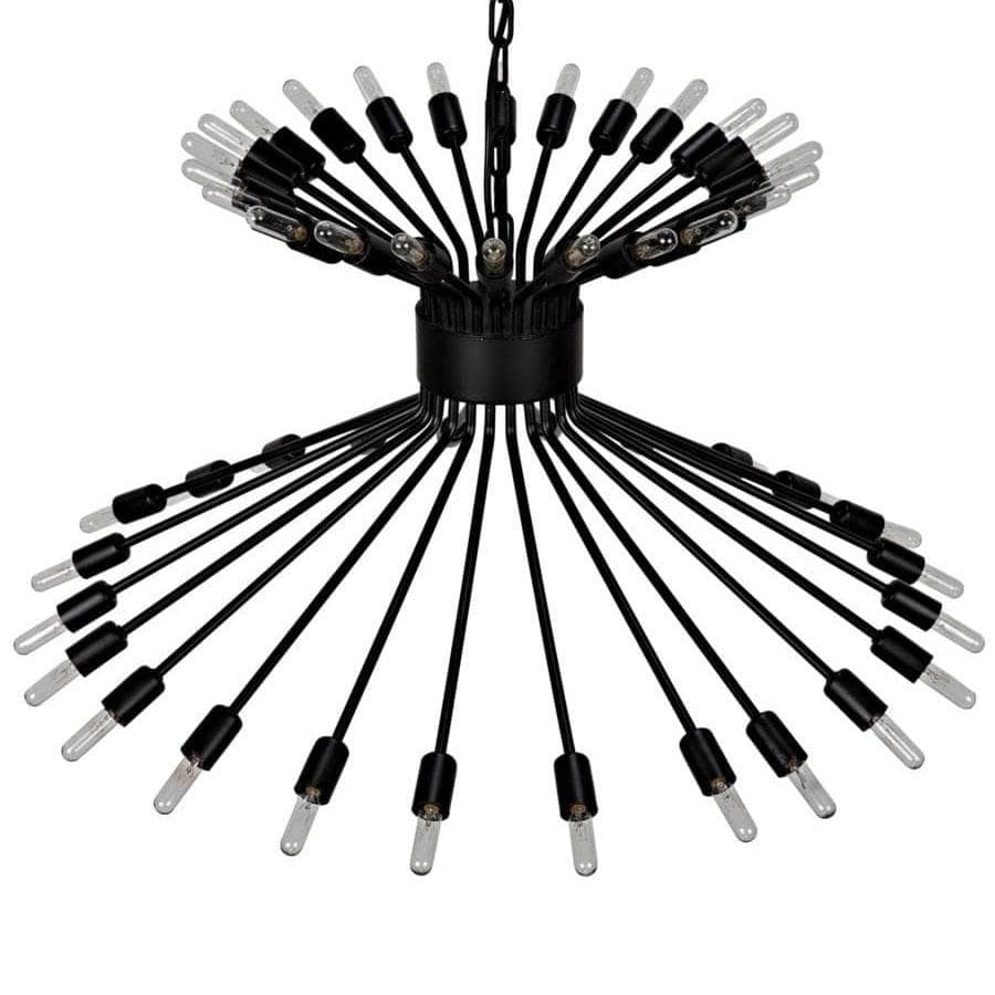 Noir Mancini Chandelier Lighting Noir-LAMP775MTB 00842449129399
