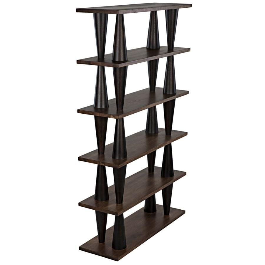 Noir Mood Bookcase Furniture Noir-GBCS217DW 00842449128842
