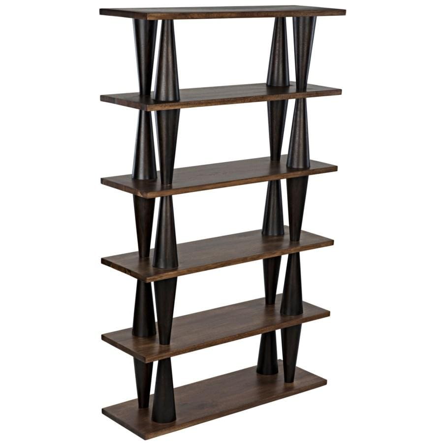 Noir Mood Bookcase Furniture Noir-GBCS217DW 00842449128842