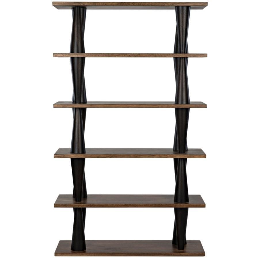 Noir Mood Bookcase Furniture Noir-GBCS217DW 00842449128842