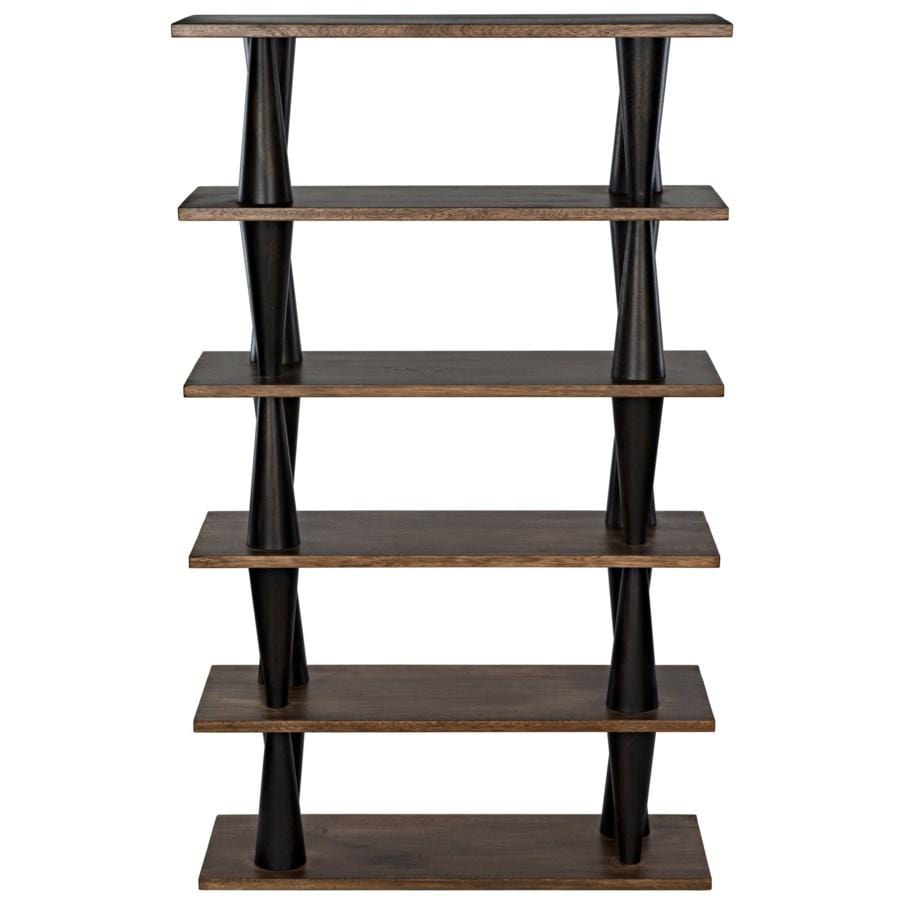 Noir Mood Bookcase Furniture Noir-GBCS217DW 00842449128842