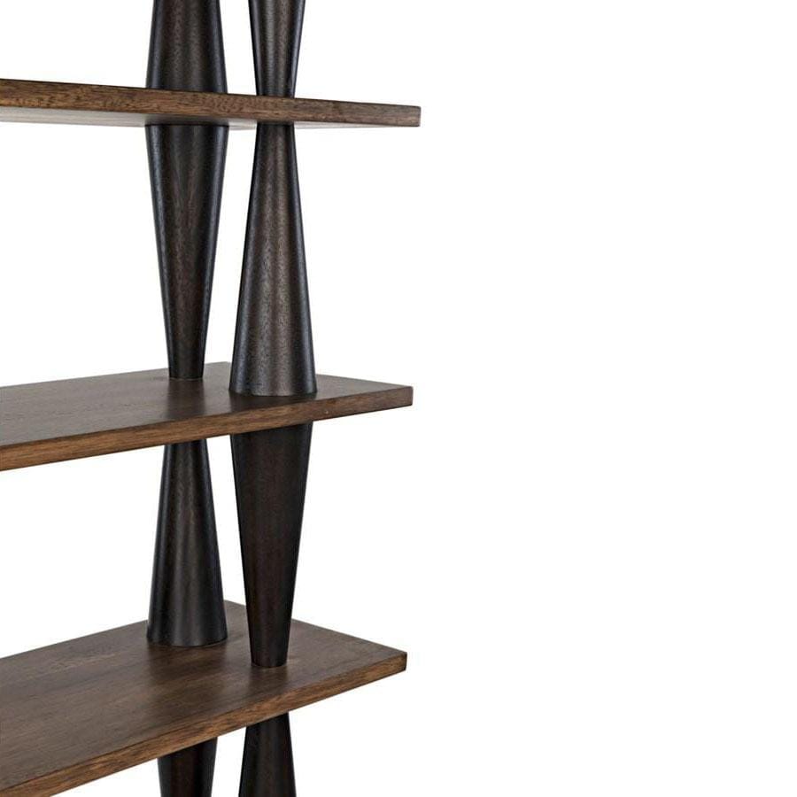 Noir Mood Bookcase Furniture Noir-GBCS217DW 00842449128842