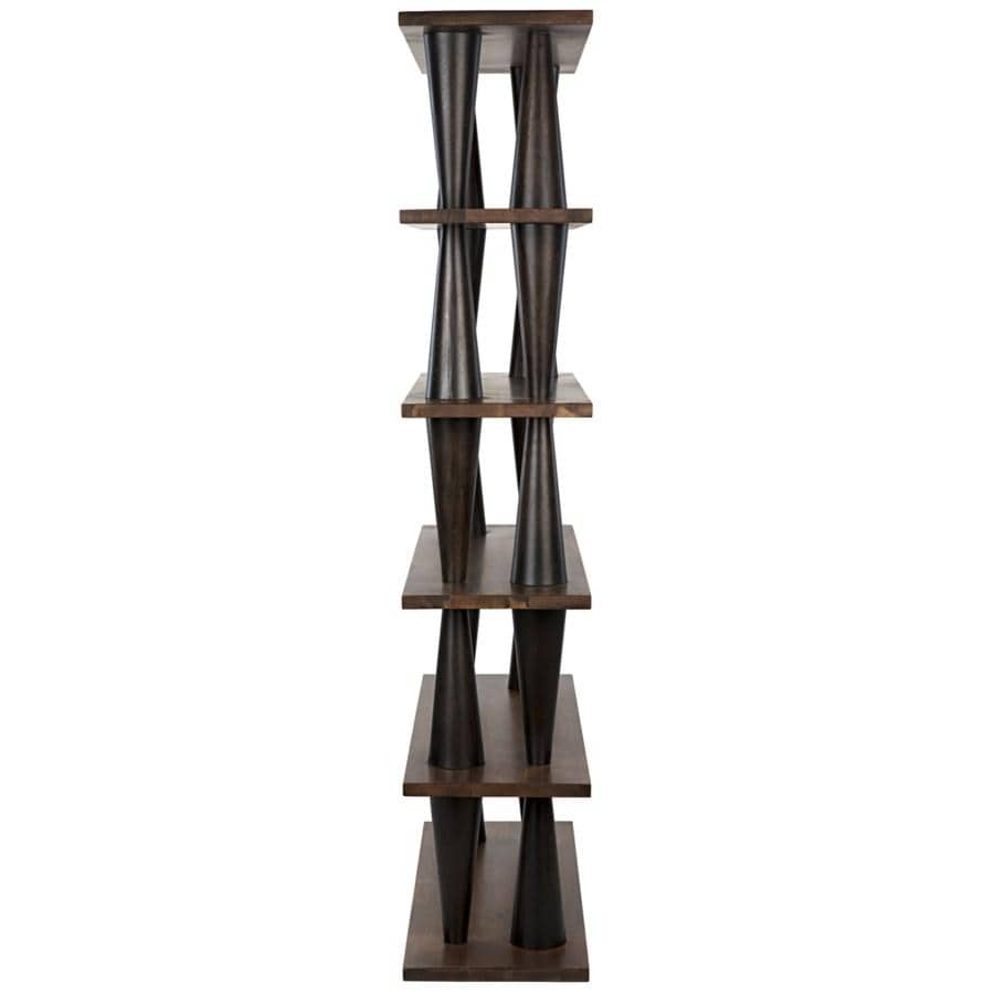 Noir Mood Bookcase Furniture Noir-GBCS217DW 00842449128842