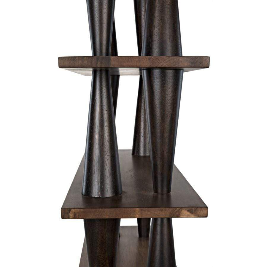 Noir Mood Bookcase Furniture Noir-GBCS217DW 00842449128842
