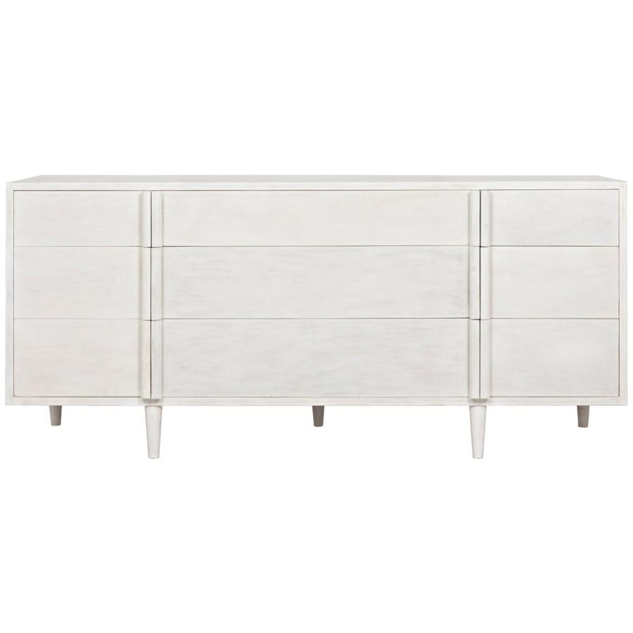 Noir Morten 9 Drawer Dresser Furniture