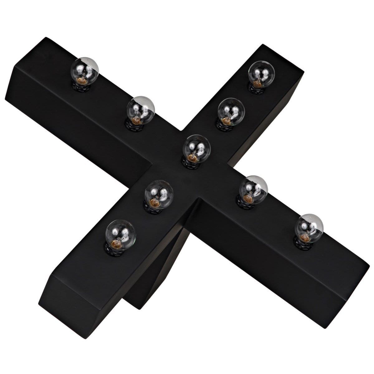 Noir Nolen Table Lamp Lighting noir-LAMP739MTB 00842449124752