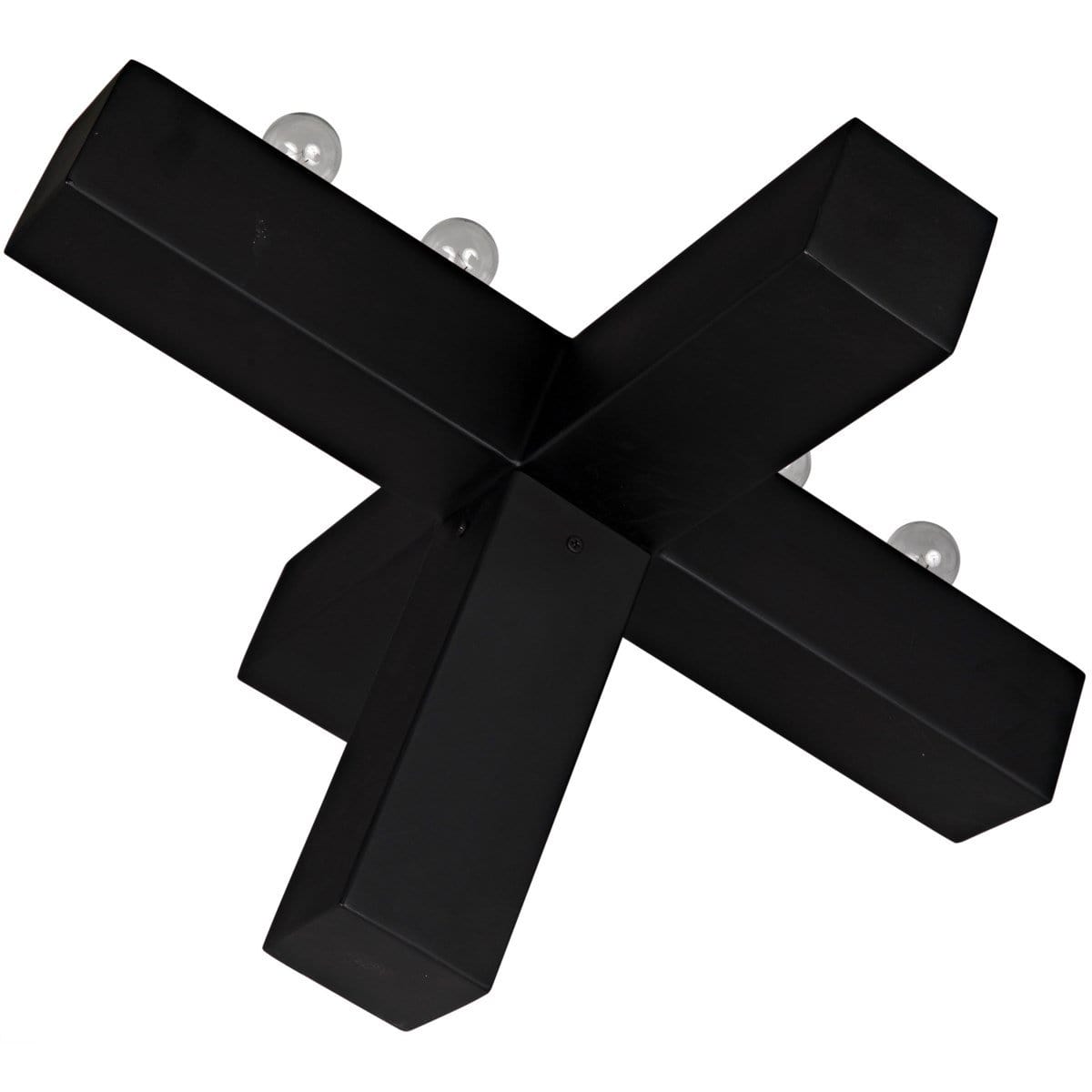 Noir Nolen Table Lamp Lighting noir-LAMP739MTB 00842449124752