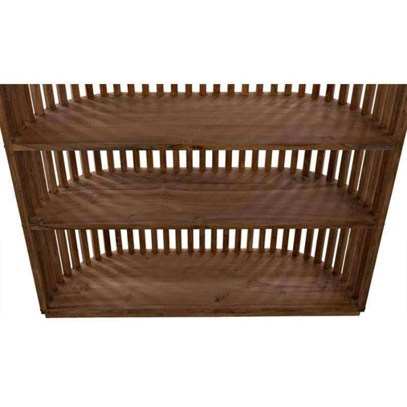 Noir Opal Bookcase - Teak Furniture noir-GBCS185T 00842449121041