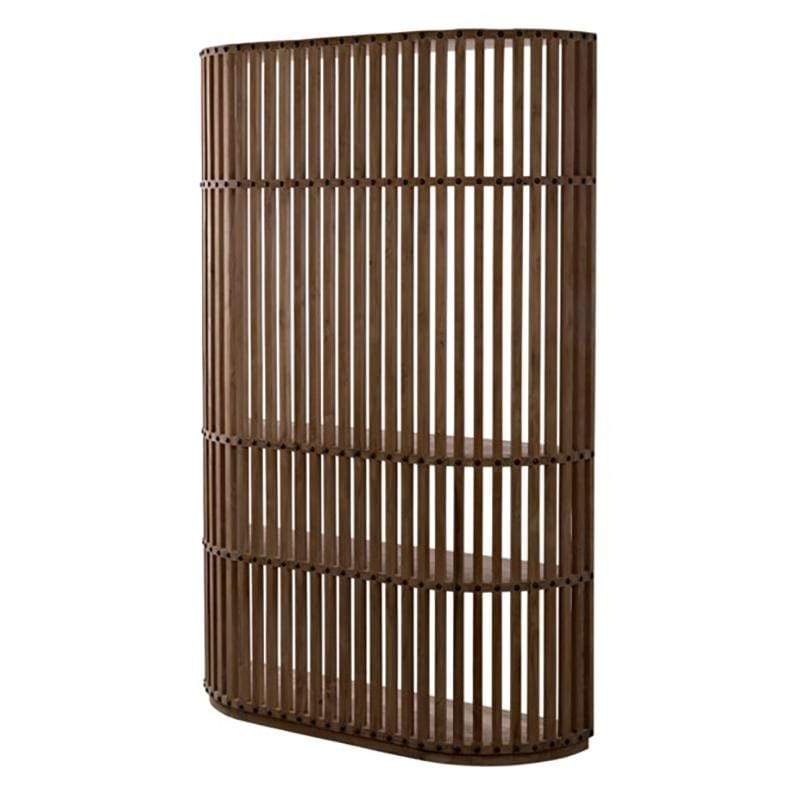 Noir Opal Bookcase - Teak Furniture noir-GBCS185T 00842449121041