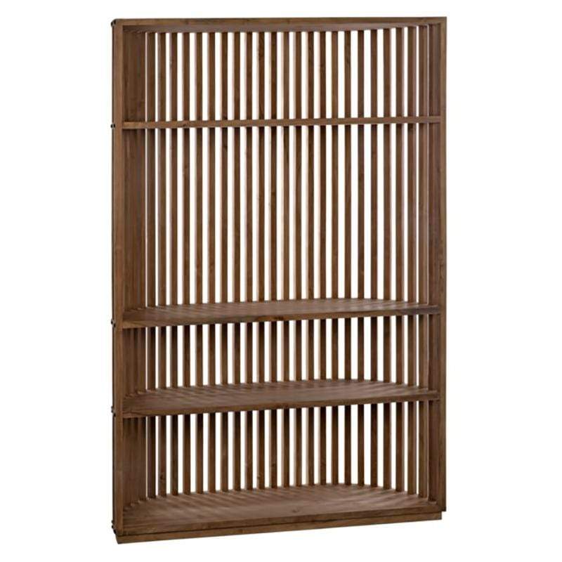 Noir Opal Bookcase - Teak Furniture noir-GBCS185T 00842449121041