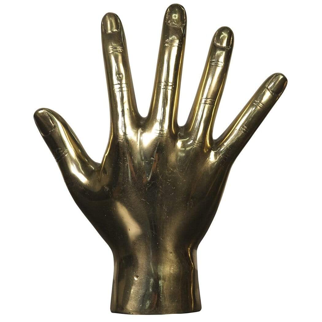 Noir Open Hand Sculpture Decor Noir-AB-126BR 00842449100046