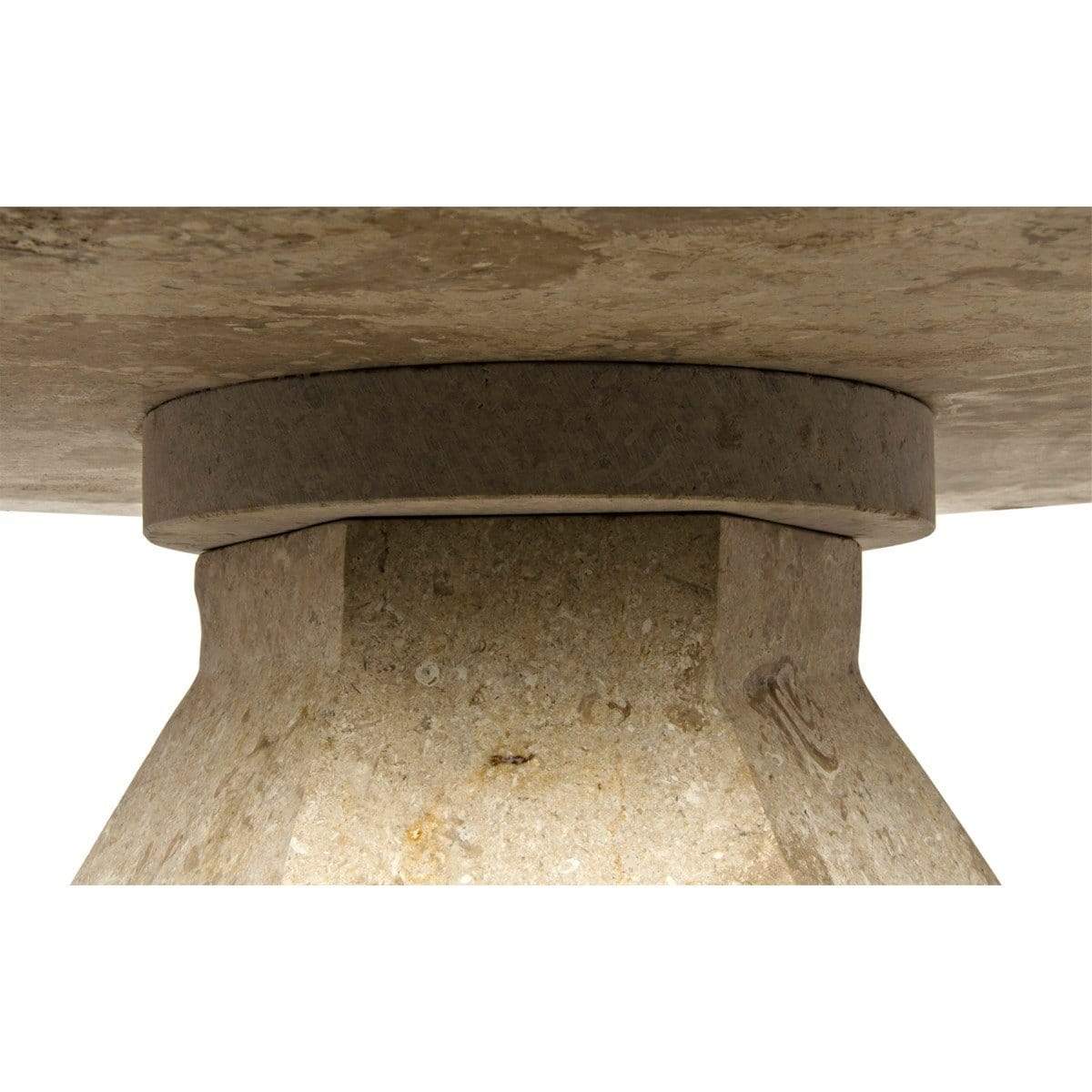 Noir Polyhedron Side Table Furniture noir-AM-194WM 00842449101869