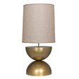 Noir Pulan Table Lamp - Antique Brass Lighting noir-LAMP630MBSH 00842449116115