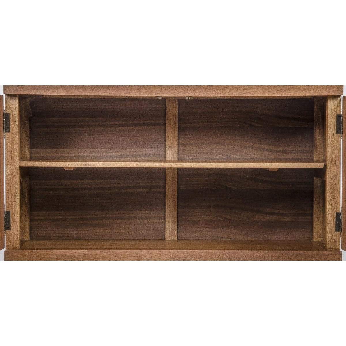 Noir Quadrant 2 Door Sideboard - Washed Walnut Furniture