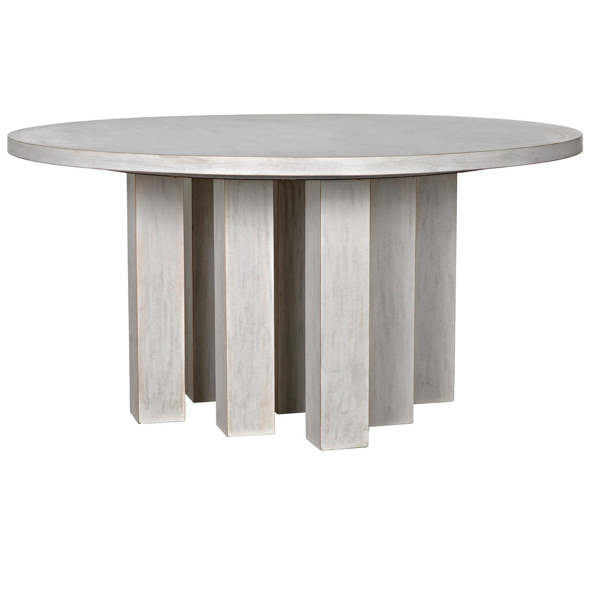 Noir Resistance Dining Table Furniture noir-GTAB576WH 00842449132276