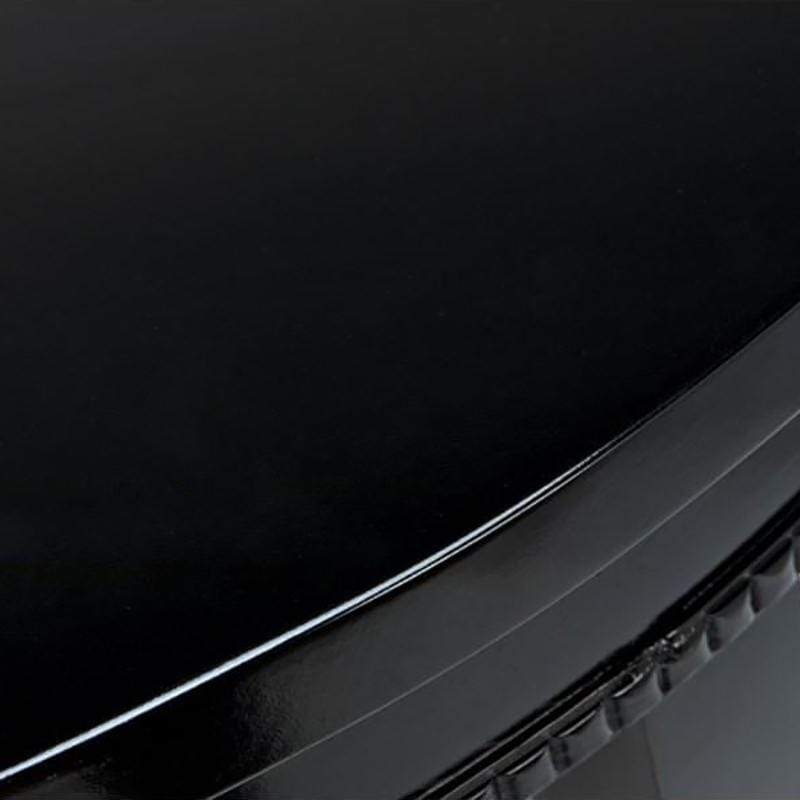 Noir Scheffield Round End Table Furniture noir-GTAB223 00842449107076