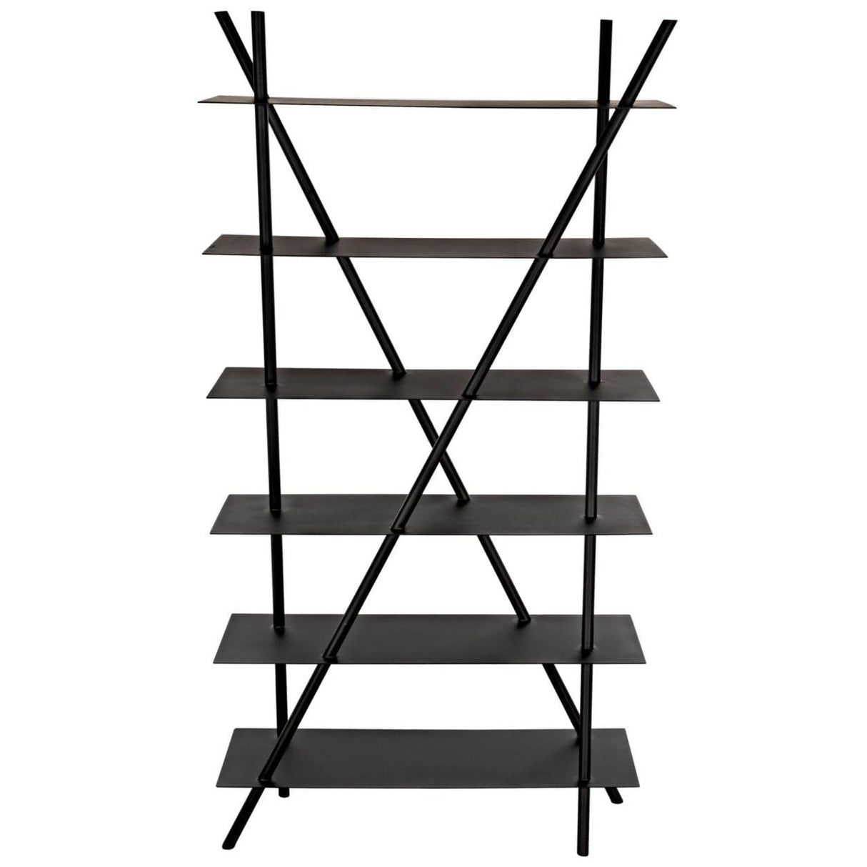 Noir Siddhartha Bookcase Furniture noir-GBCS241MTB 00842449131057