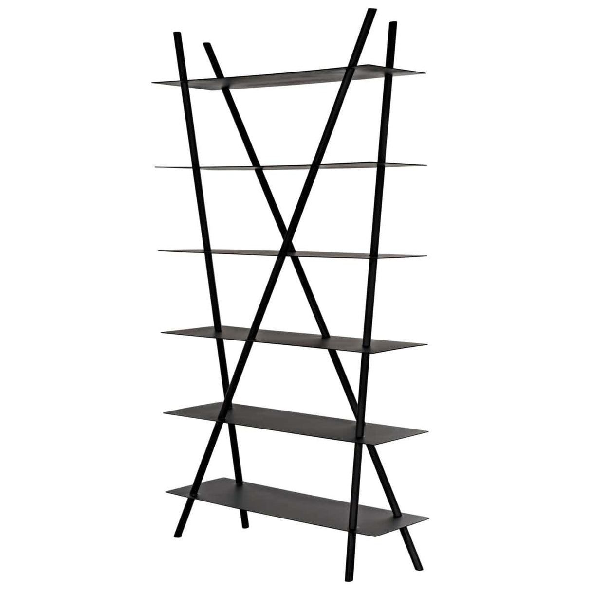 Noir Siddhartha Bookcase Furniture noir-GBCS241MTB 00842449131057