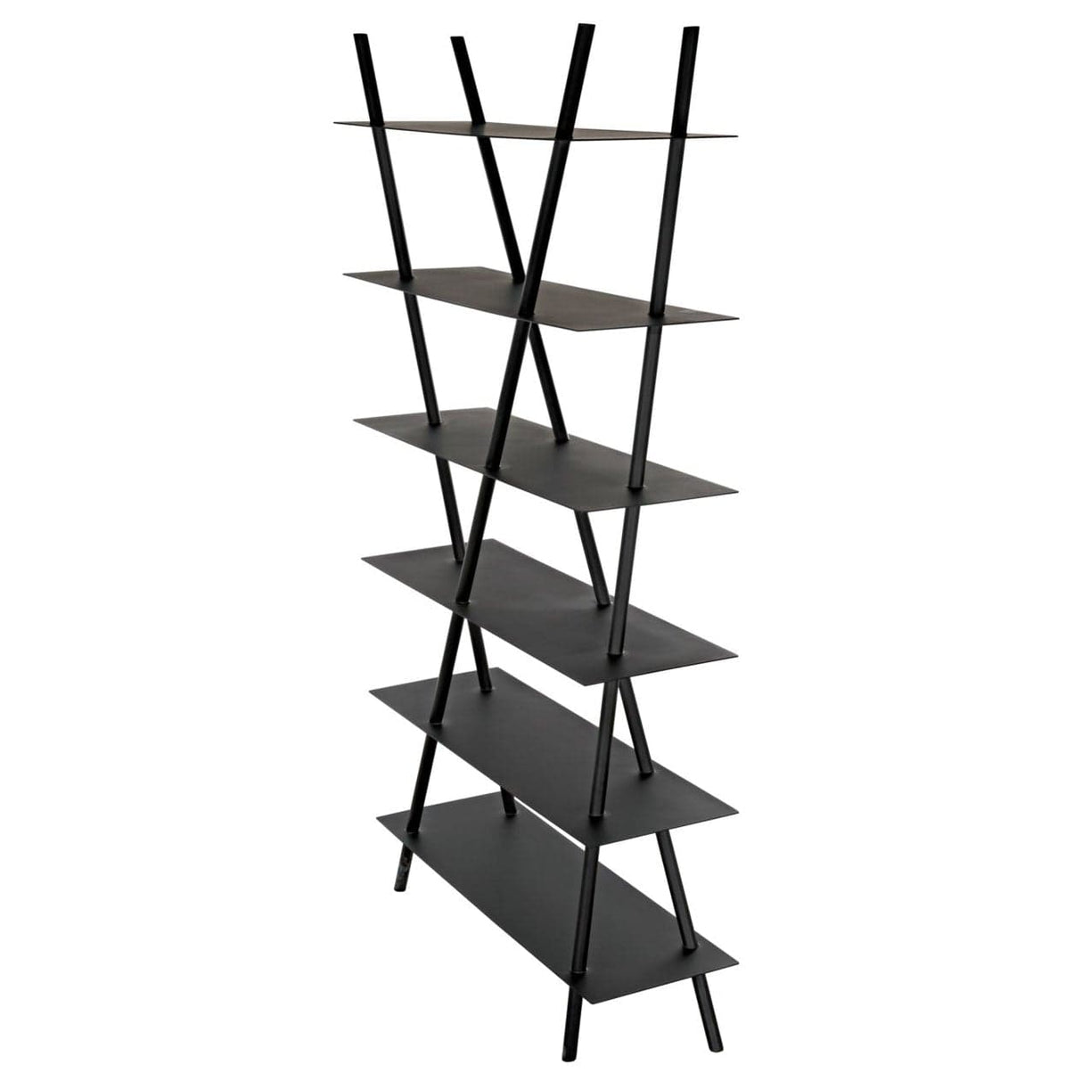 Noir Siddhartha Bookcase Furniture noir-GBCS241MTB 00842449131057