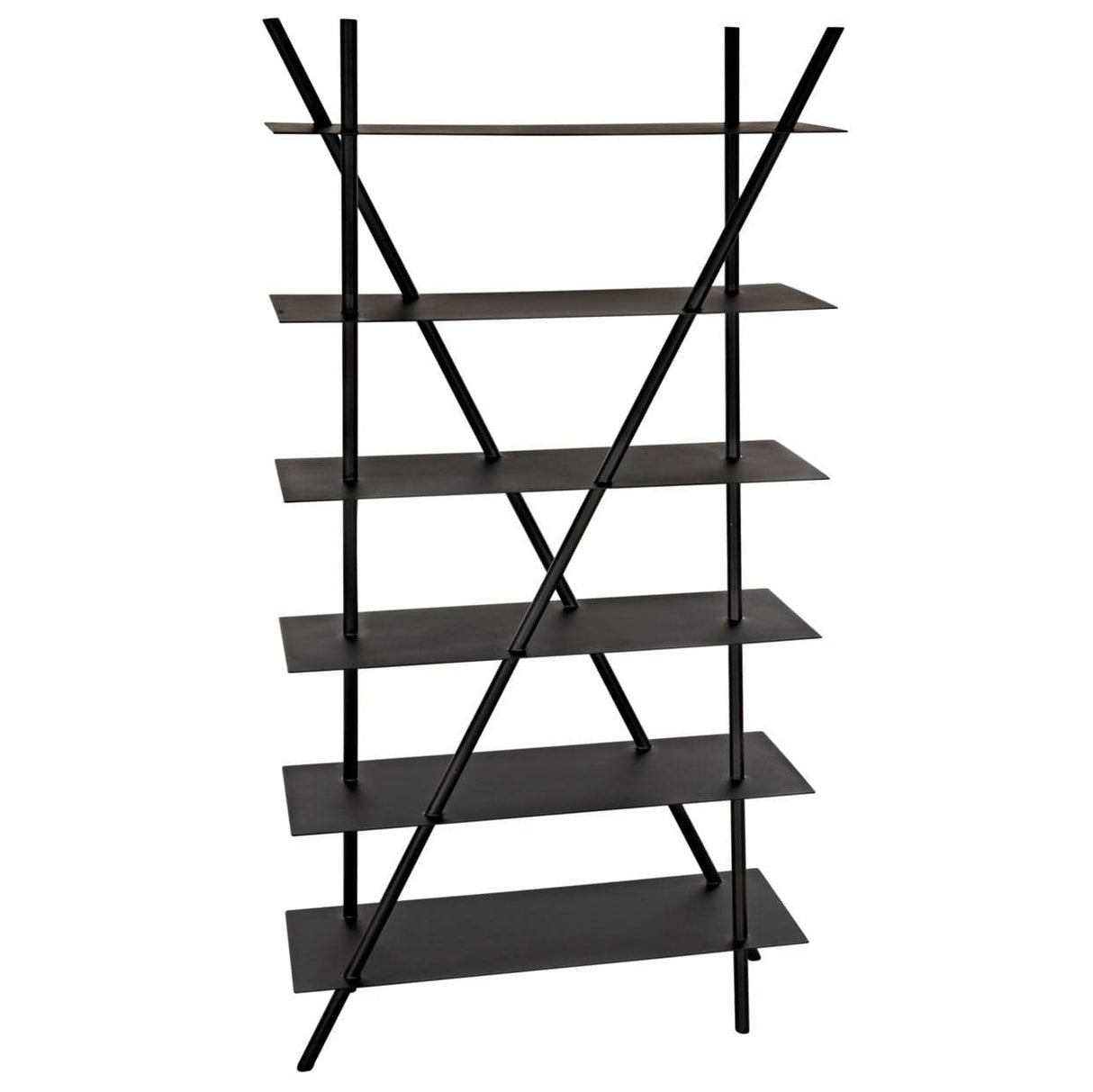 Noir Siddhartha Bookcase Furniture noir-GBCS241MTB 00842449131057