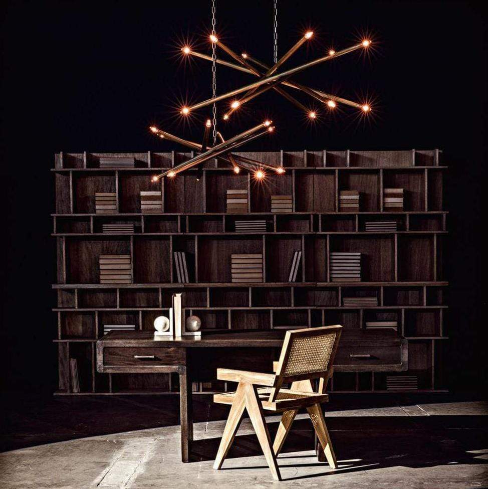 Noir Small Ikram Chandelier Lighting noir-LAMP649MB 00842449118027