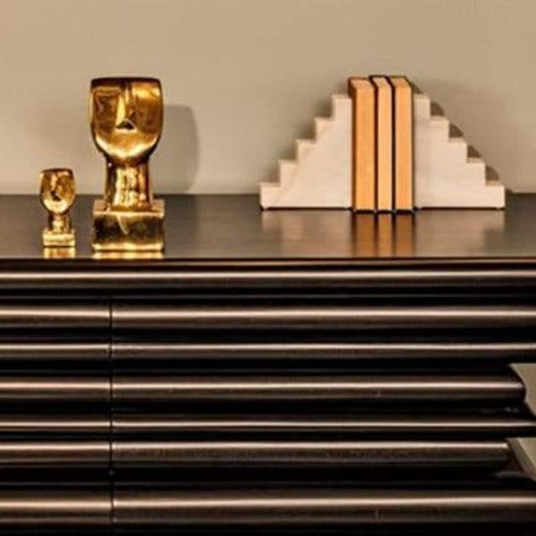 Noir Step Bookends Decor noir-AC142 00842449112964