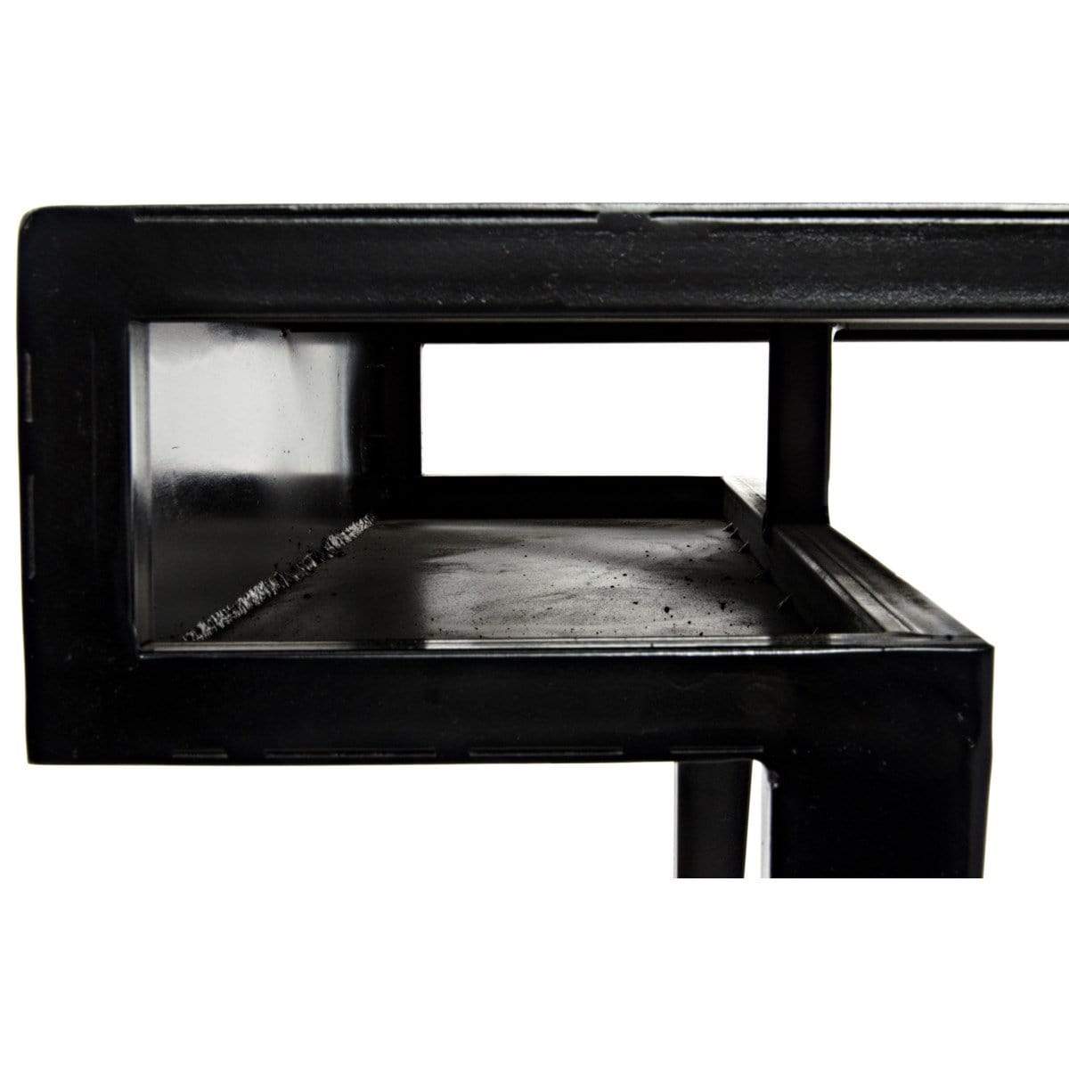 Noir Stiletto Desk Furniture noir-GDES153MT 00842449113497