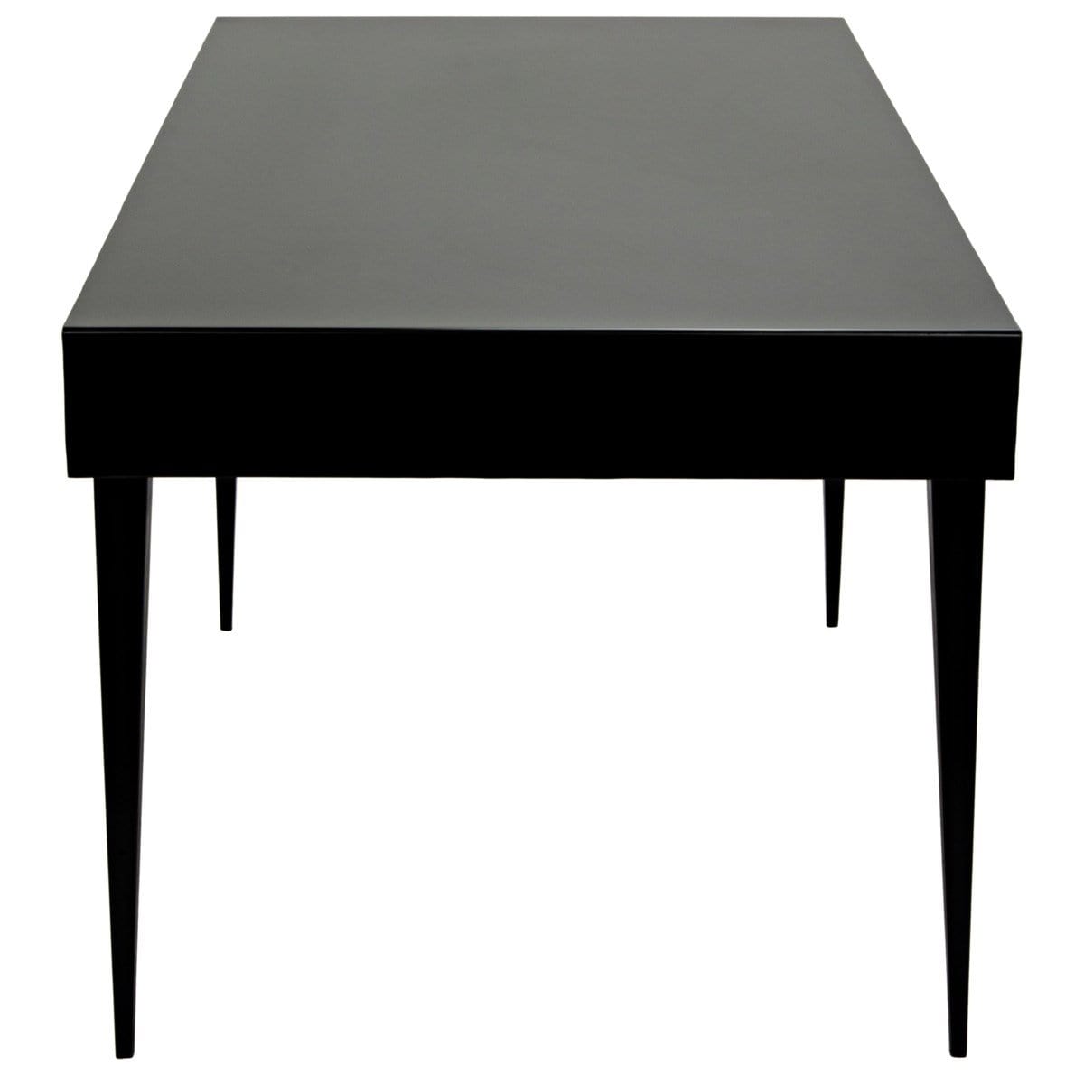 Noir Stiletto Desk Furniture noir-GDES153MT 00842449113497