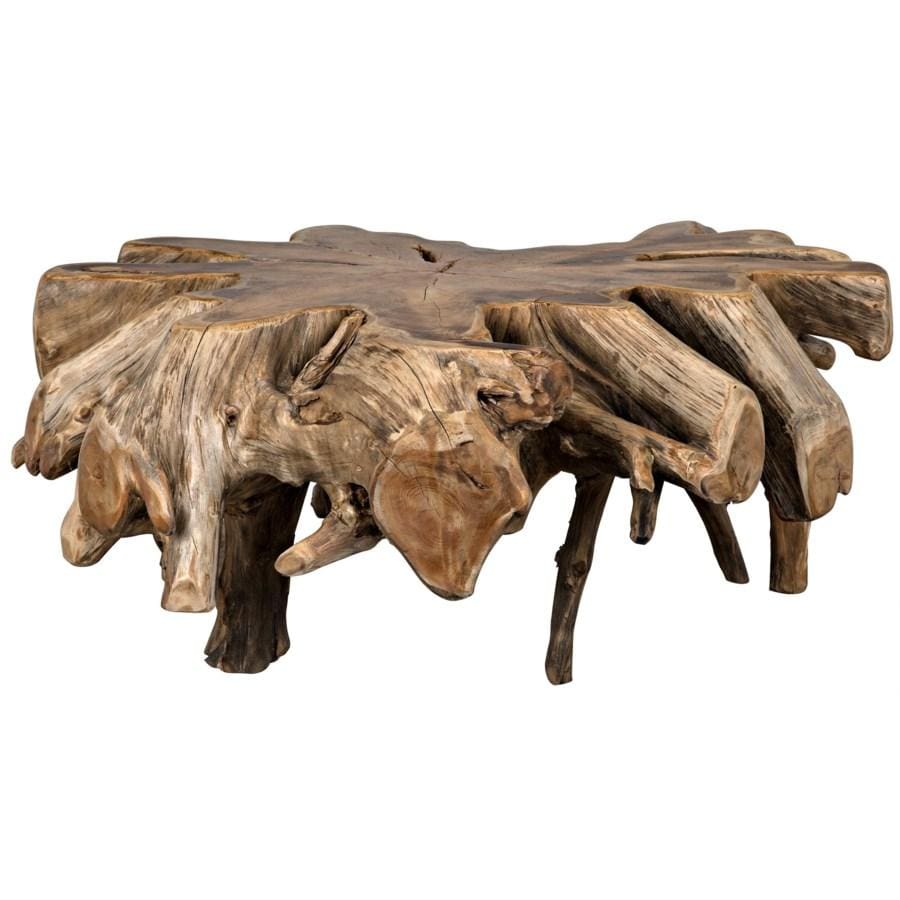Noir Teak Root Coffee Table Furniture noir-TEAK101 842449127340