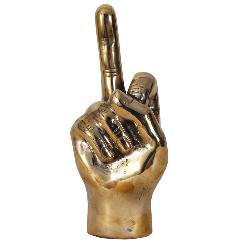 Noir The Finger - Brass Decor noir-AB-1A-BR 00842449100565