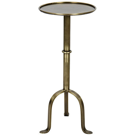 Noir Tini Side Table - Brass Furniture Noir-GTAB303MB 00842449107540