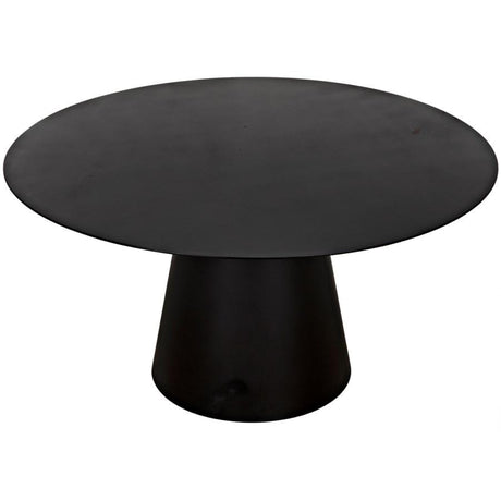 Noir Vesuvius Dining Table Furniture Noir-GTAB556MTB 00842449129467
