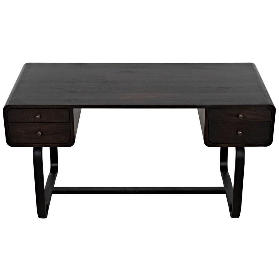 Noir Voltes Desk Furniture Noir-GDES185EB 00842449129559