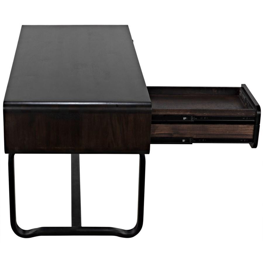 Noir Voltes Desk Furniture Noir-GDES185EB 00842449129559