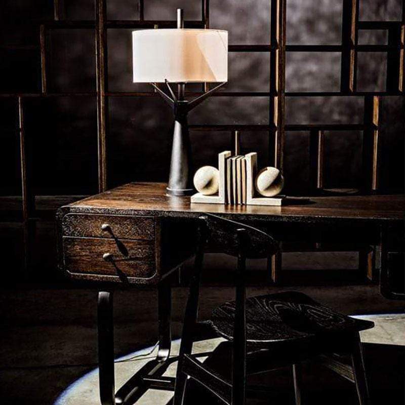 Noir Voltes Desk Furniture Noir-GDES185EB 00842449129559