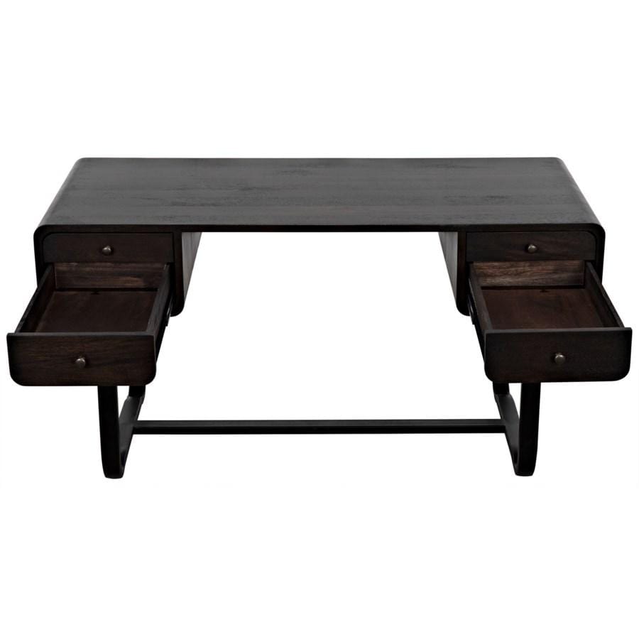 Noir Voltes Desk Furniture Noir-GDES185EB 00842449129559